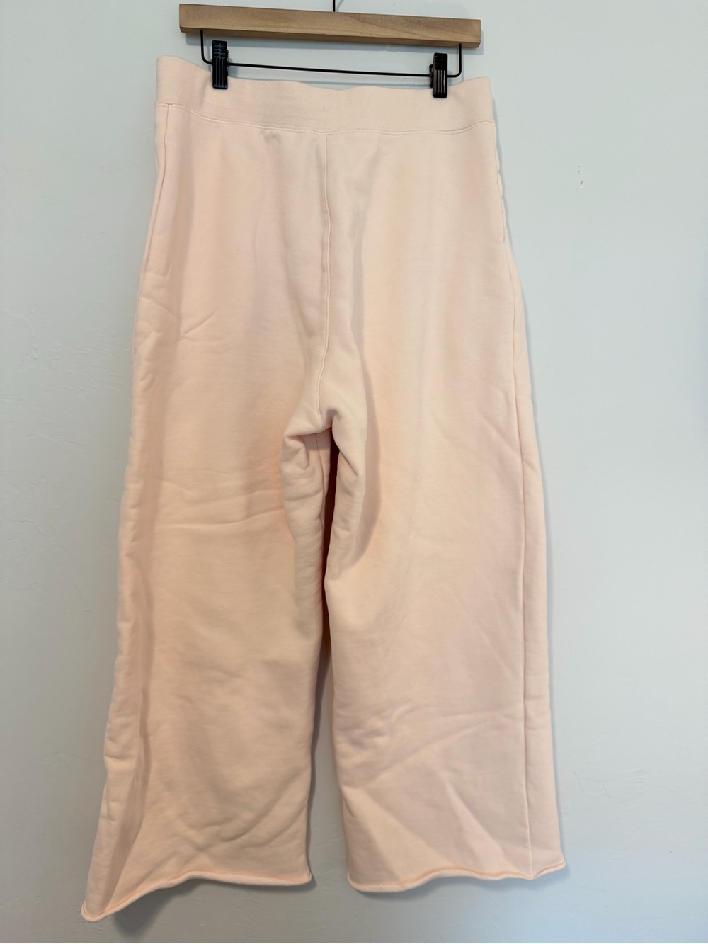 Jordan Flight large Light Pink high waisted Wide Leg Sweatpants with Drawstring - Picture 2 of 4